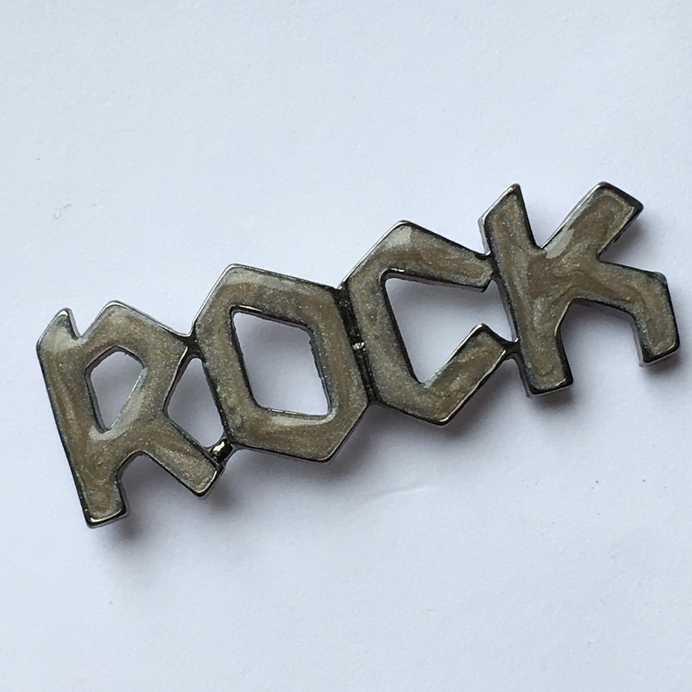 Rock Word Pin
